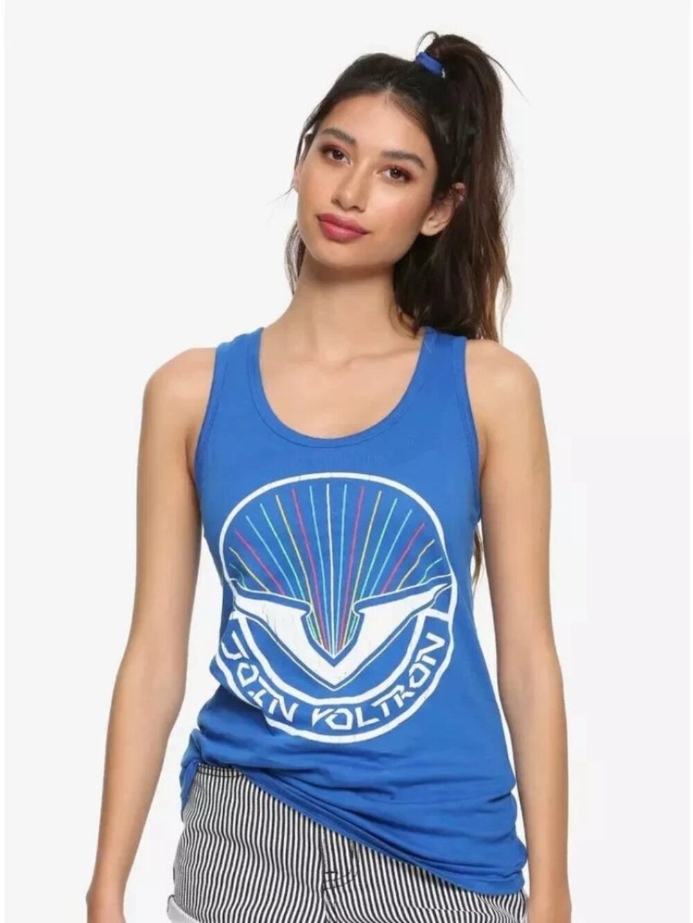 Voltron: Legendary Defender Juniors Join Voltron Blue Tank Top Shirt New XS